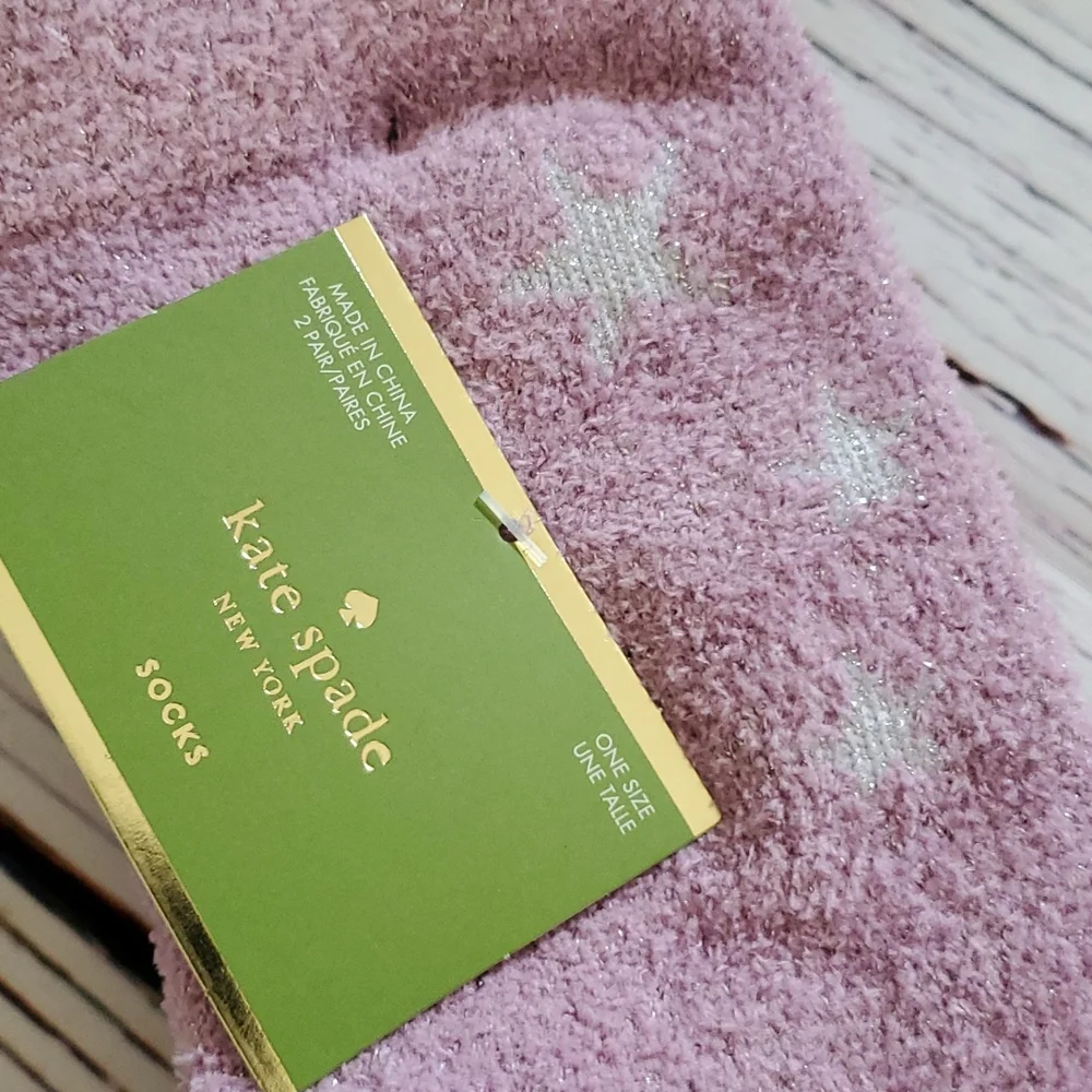 🆕️ KATE SPADE CREW SOCKS (2 PAIRS) ♠️